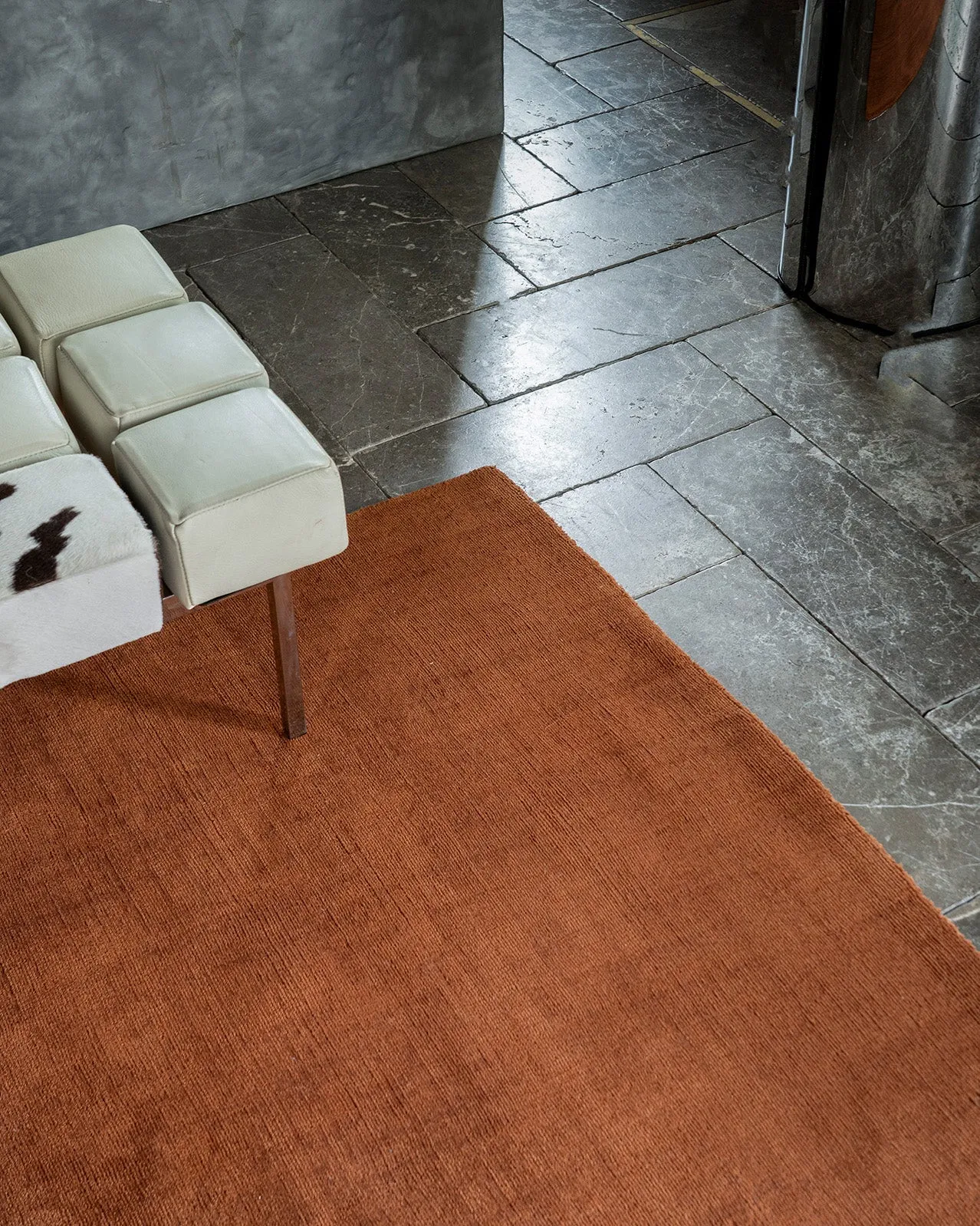 Lupe Terracotta Handwoven PET Rug