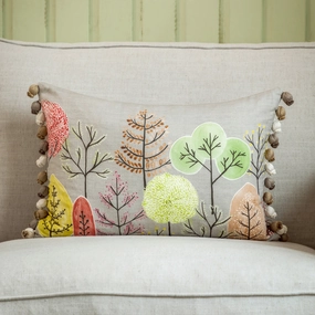 Lyall Printed Feather Cushion Sandstonebedding sets ,throw blankets 