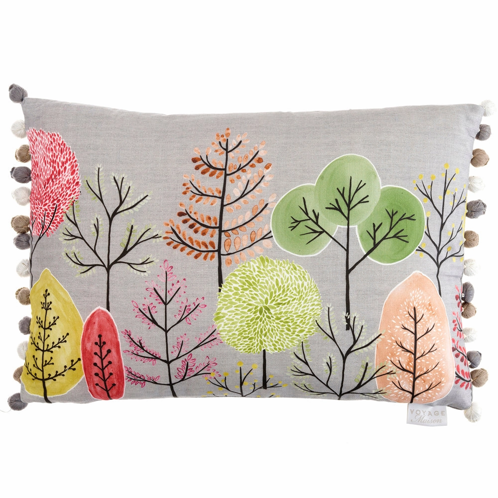 Lyall Printed Feather Cushion Sandstone