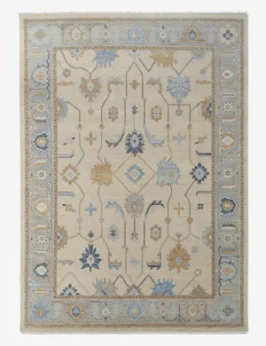 Lytton Hand-Knotted Wool Rugmodern color block patchwork rug