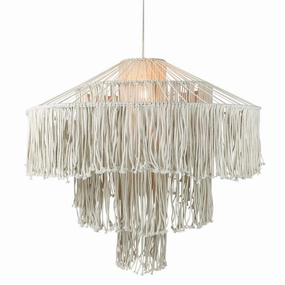 Macrame Fringe Pendant Lighthome decor ,wall decor 