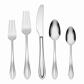 Madelynn 42 Piece Flatware Seteco-friendly bamboo fiber tableware set 