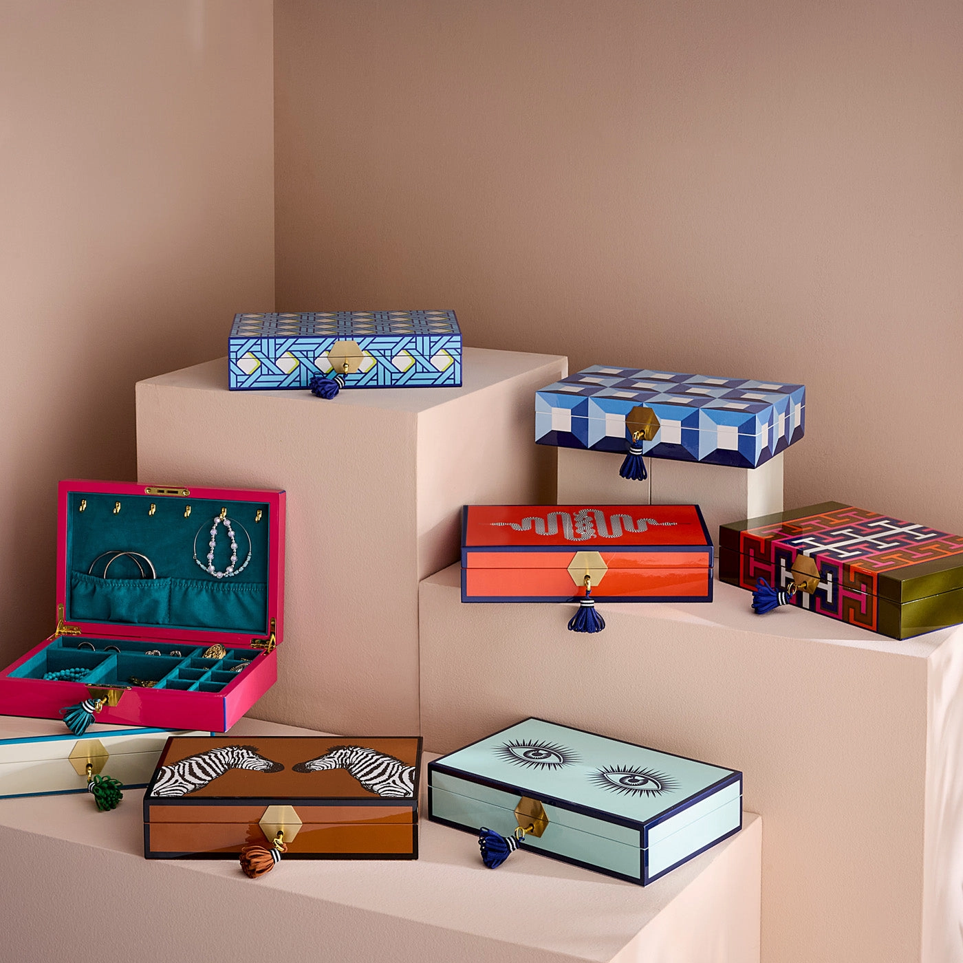 Madrid Lacquer Jewelry Box
