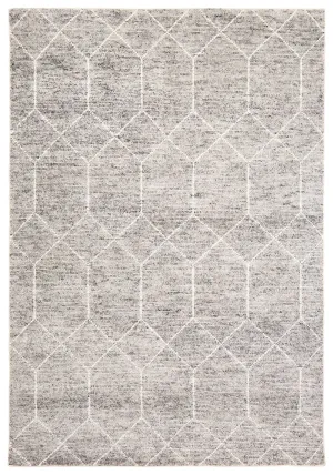Mae Grey Geometric Rug *NO RETURNS UNLESS FAULTYmodern color block patchwork rug