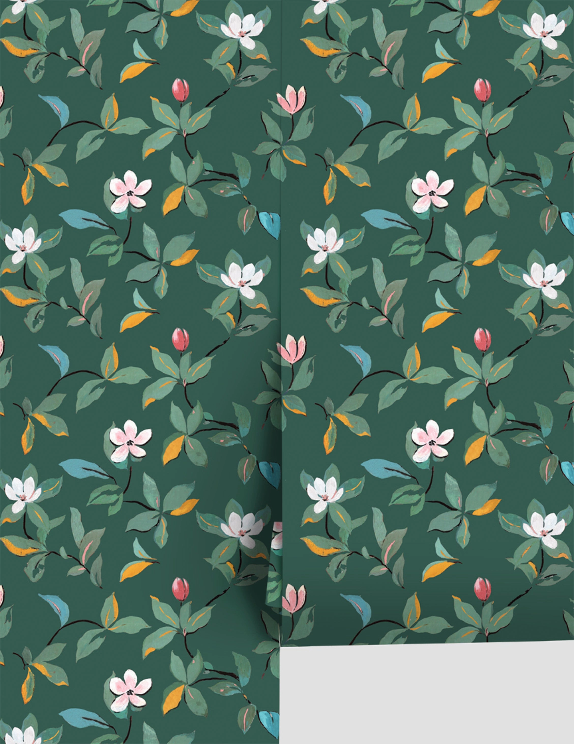 Magnolias Wallpaper by Paule Marrot