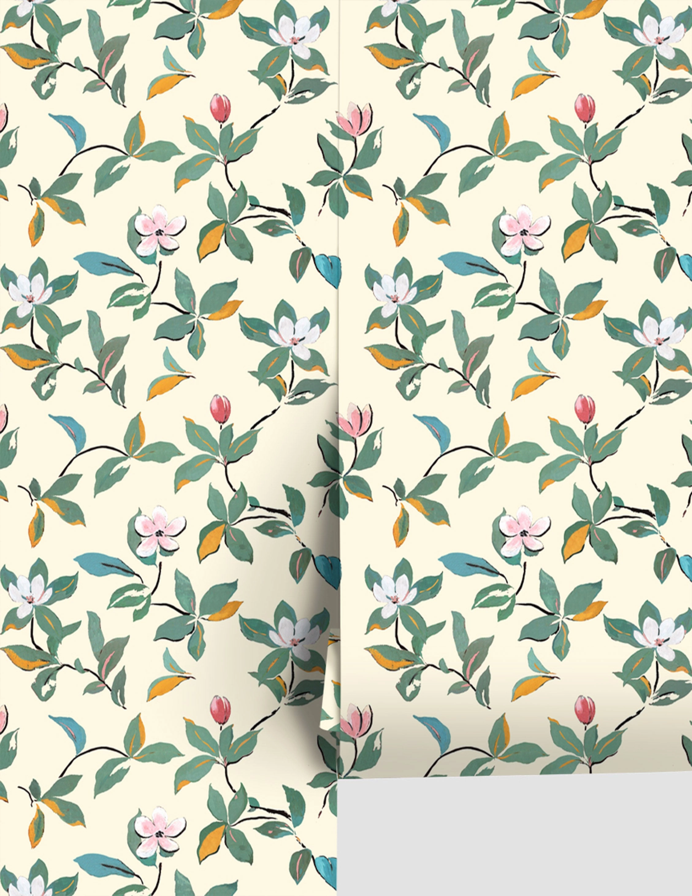 Magnolias Wallpaper by Paule Marrot
