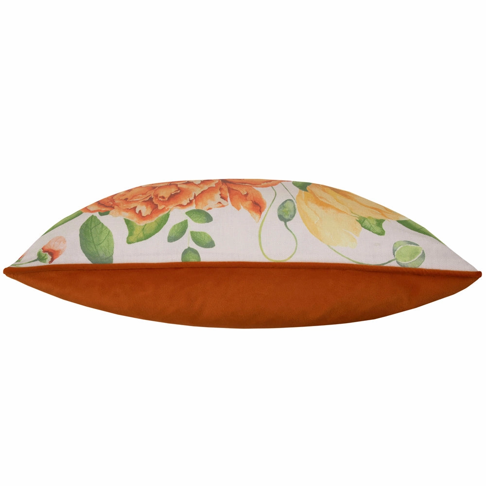 Maisie Printed Piped Cushion Sand