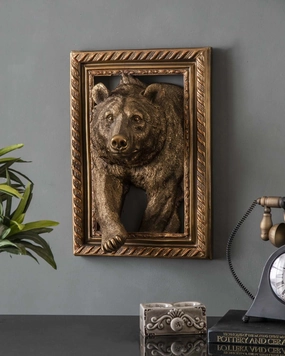 Majestic Bear 3D Wall Artnordic style wall decor