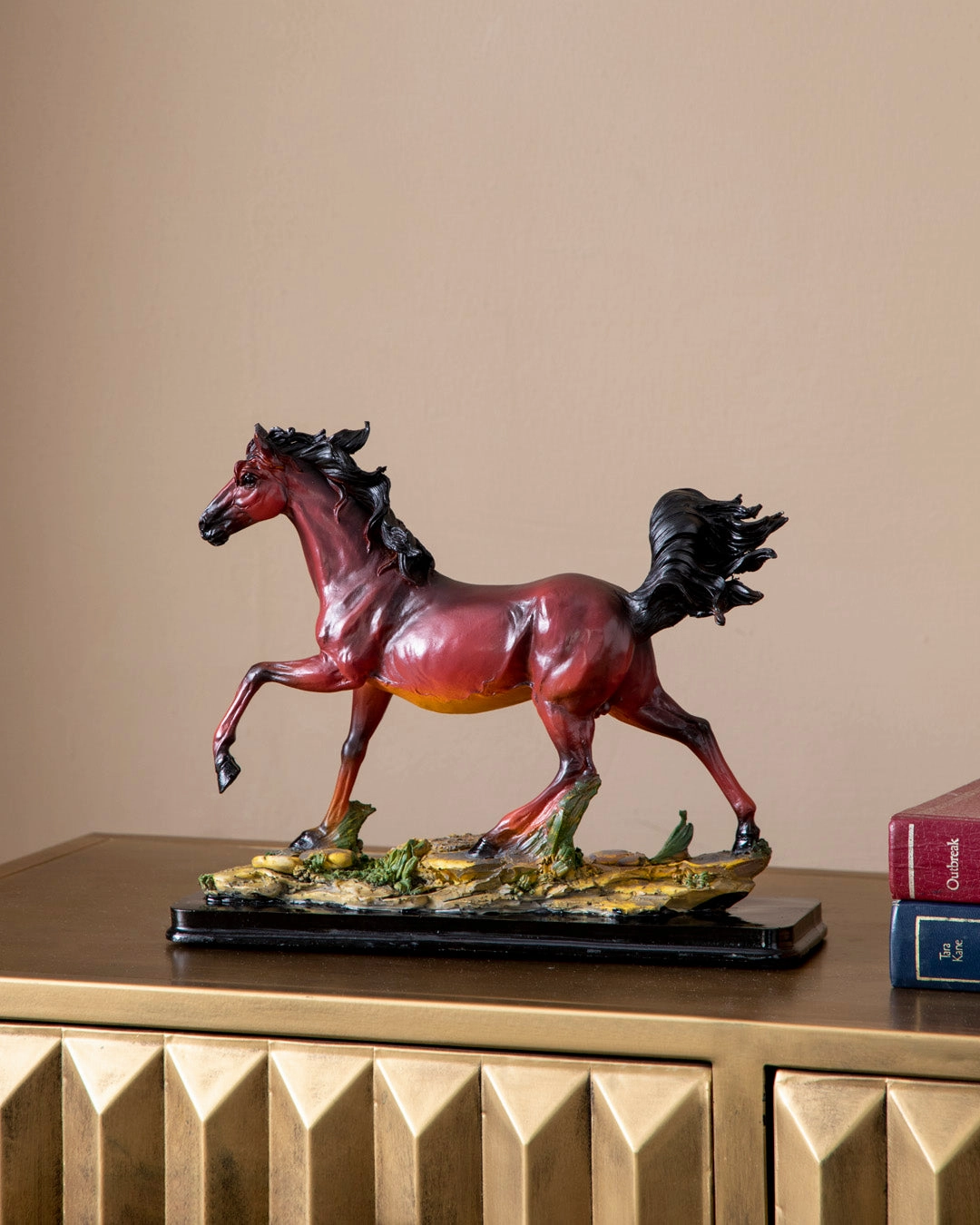 Majestic Running Horse Figurinehome decor ,wall decor 