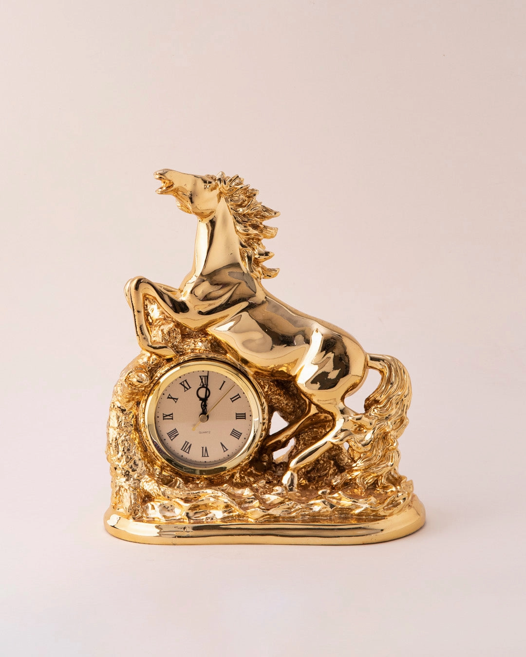 Majestic Stallion Decorative Table Clock