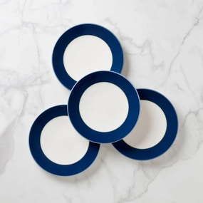 Make It Pop Dinner Plates - Set of 4 - Navy/Greenmodern kitchen decor ,kitchen dinner set ,dinnerware 