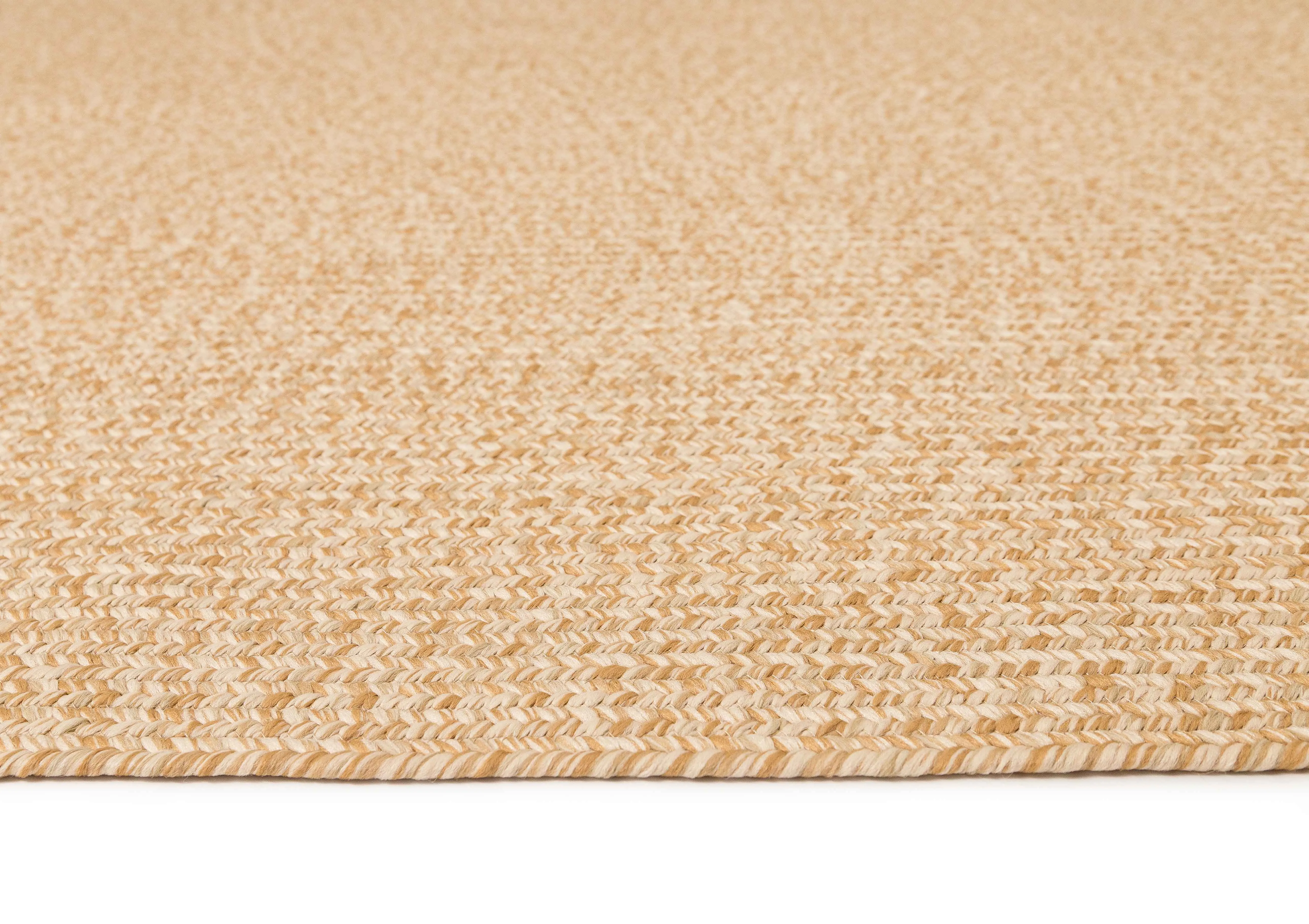 Malia Beige Braided Flatweave Indoor Outdoor Rug