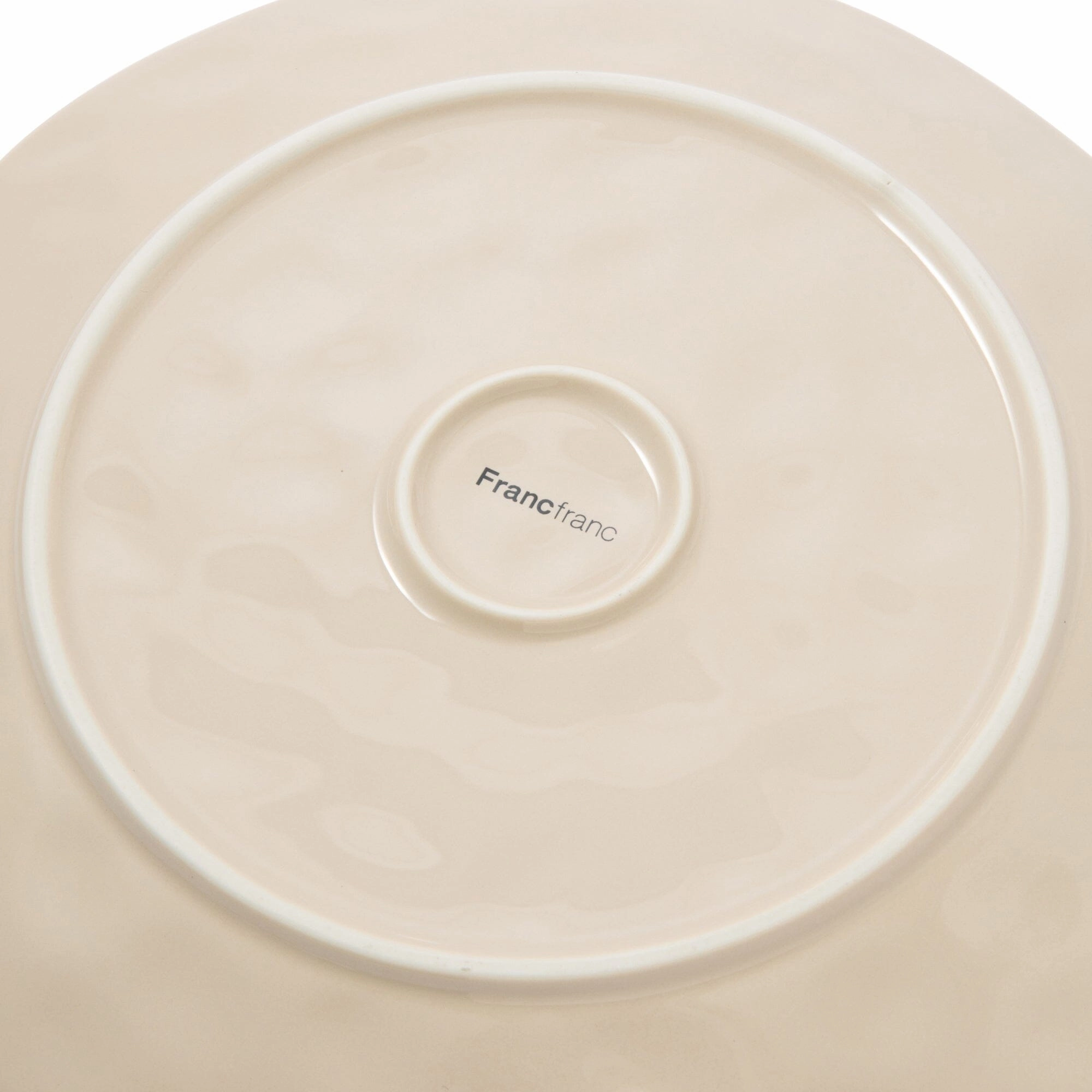 Mallet Plate L Beige