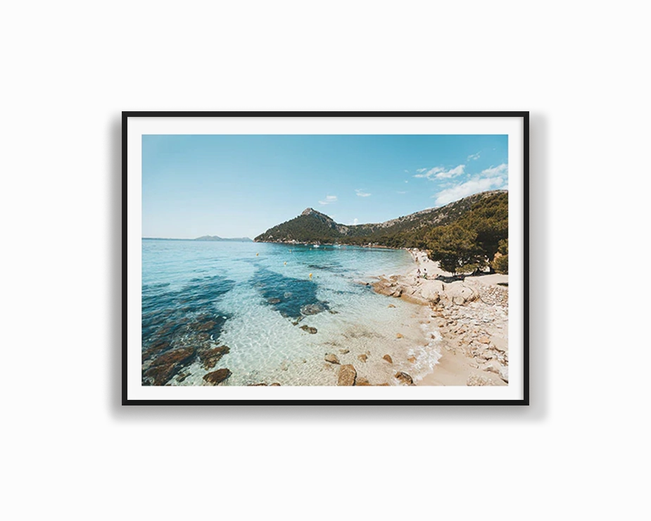 Mallorca Beachmodern abstract painting decor