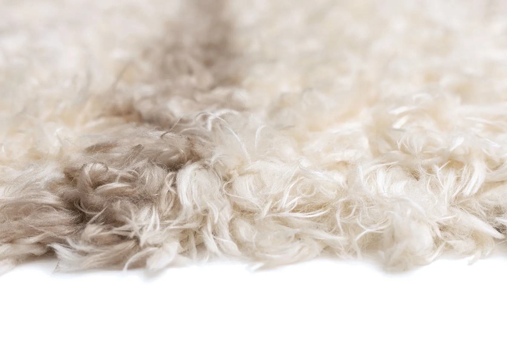 Mandisa Cream & Beige Tribal Shag Rug