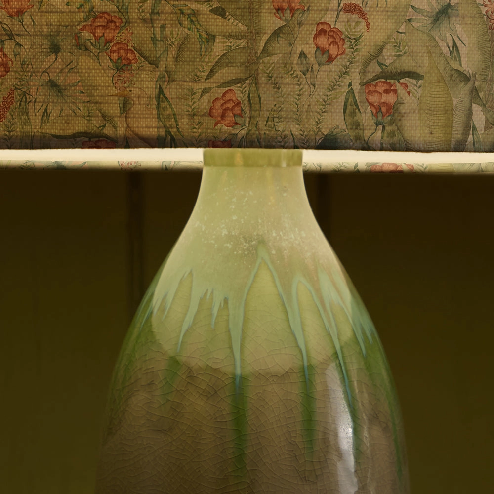 Mangrove Eva & Narvi Complete Table Lamp Jade/Moss