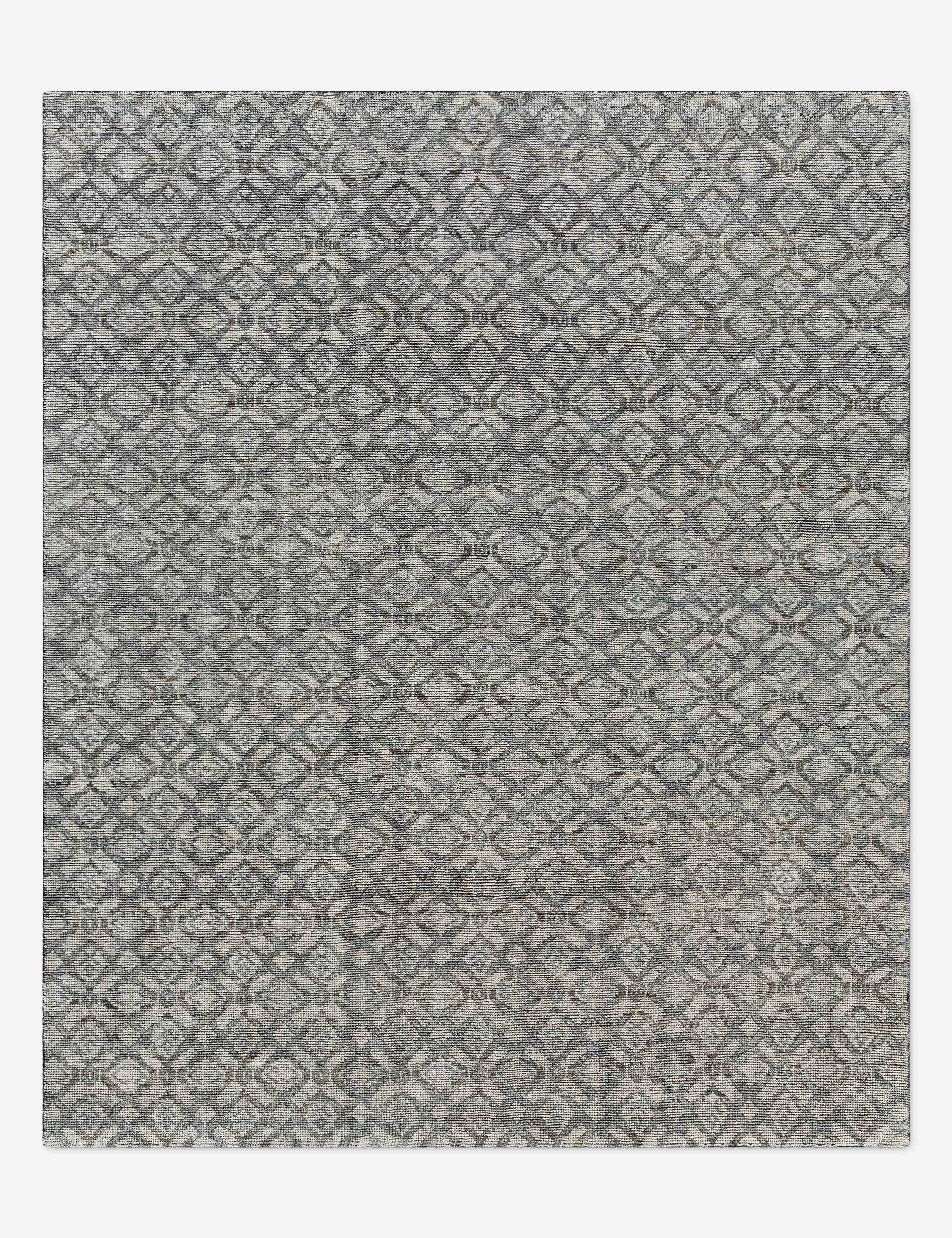 Manju Hand-Knotted Wool Rugmodern color block patchwork rug