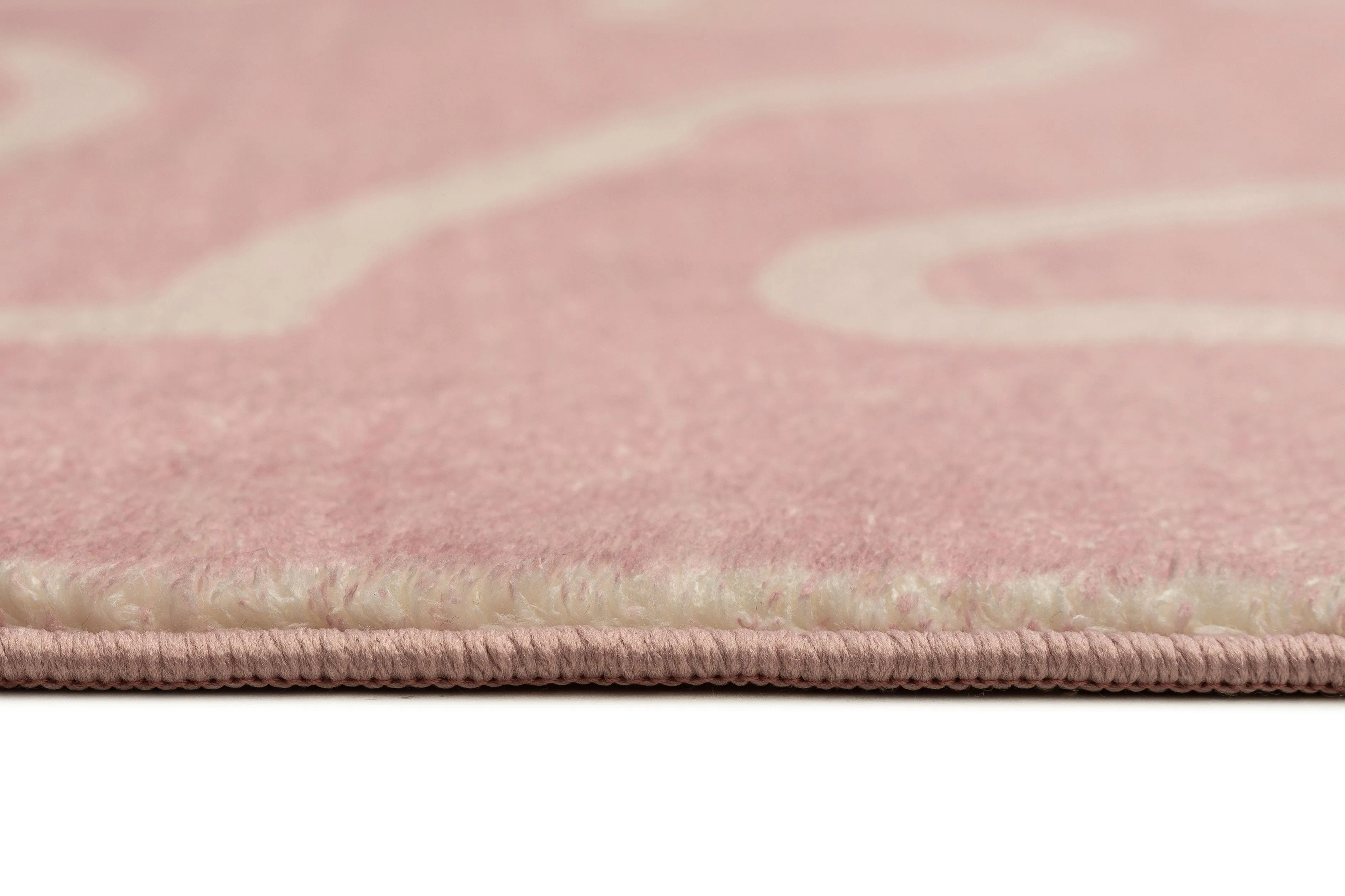 Manuela Purple Hand Drawn Washable Rug