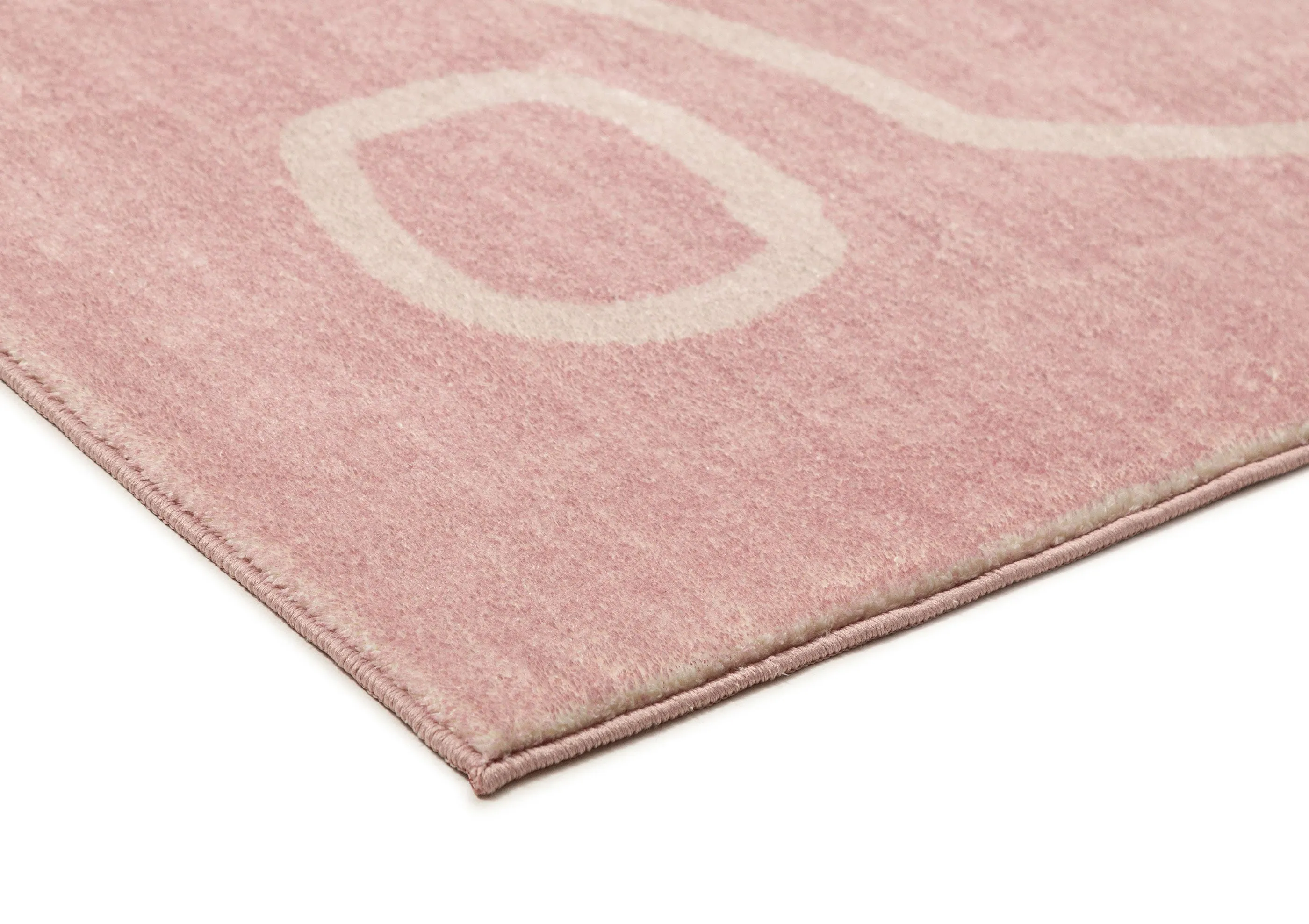 Manuela Purple Hand Drawn Washable Rug