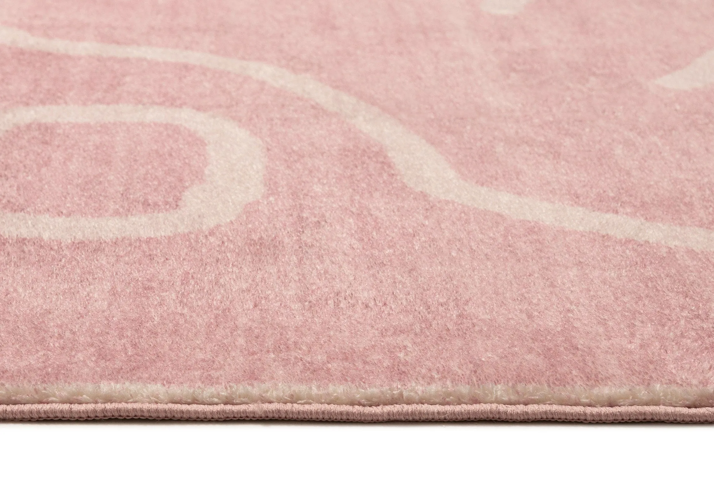 Manuela Purple Hand Drawn Washable Rug