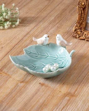 Maple Leaf Ring Dish - Bluehome decor ,wall decor 