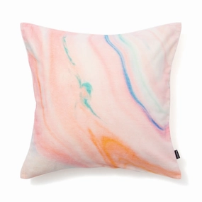 Marble Print Cushion Cover 450 X 450 Pinkbedding sets ,throw blankets 