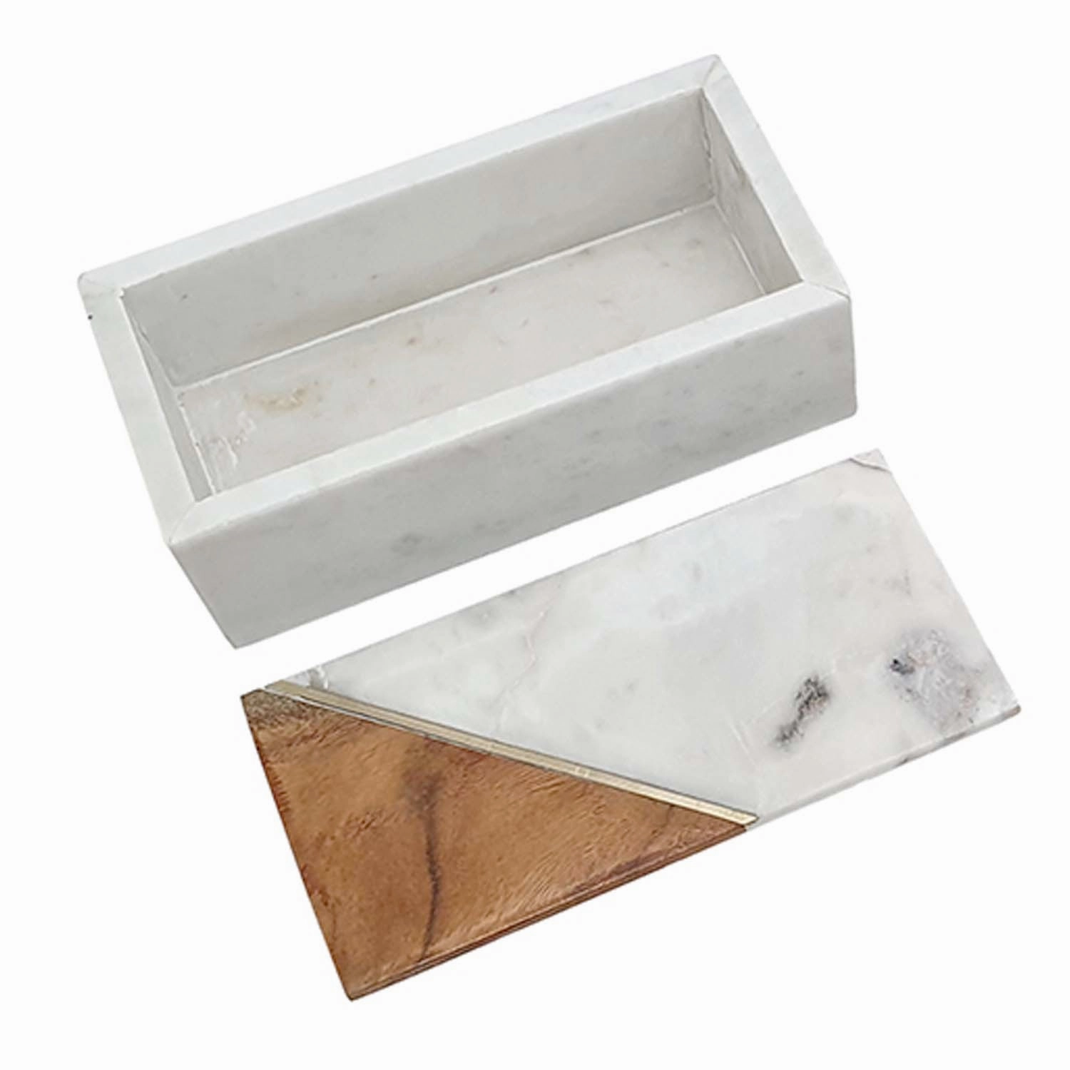 Marble Wood Box - Large