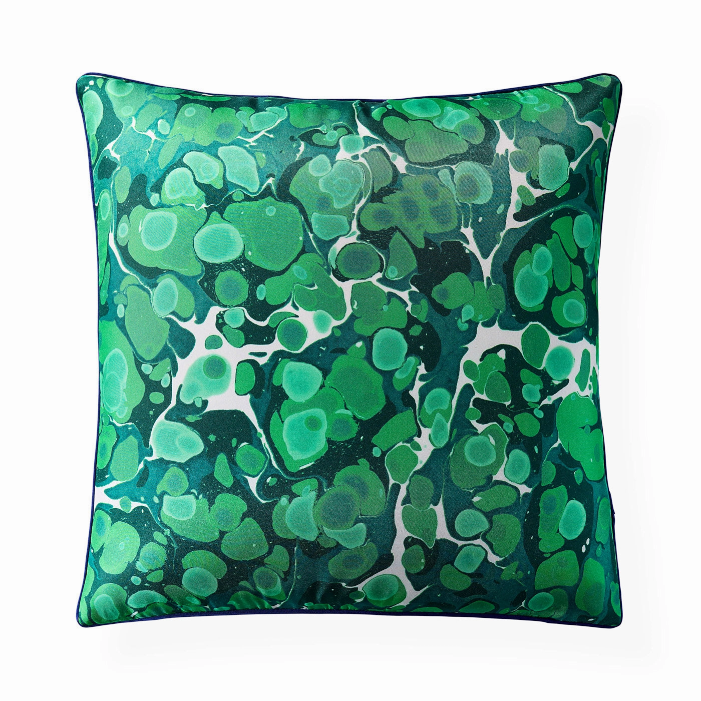 Marbleized Green Silk Pillowbedding sets ,throw blankets 