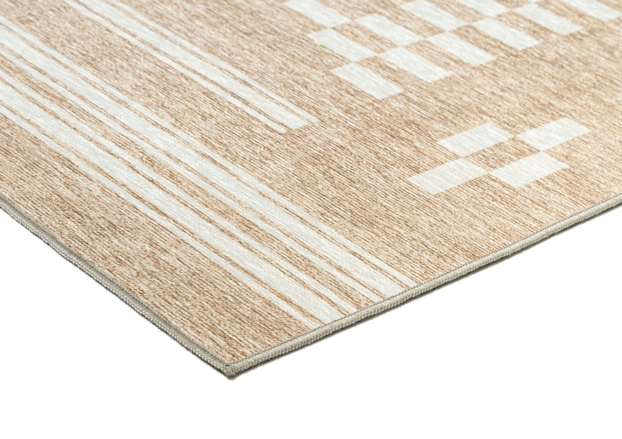 Marga Beige Ivory Indoor Outdoor Washable Rug