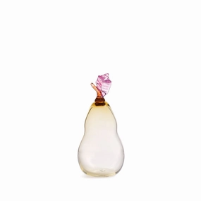 Marianne Pear Paperweight in Panna Cottanordic minimalist vase