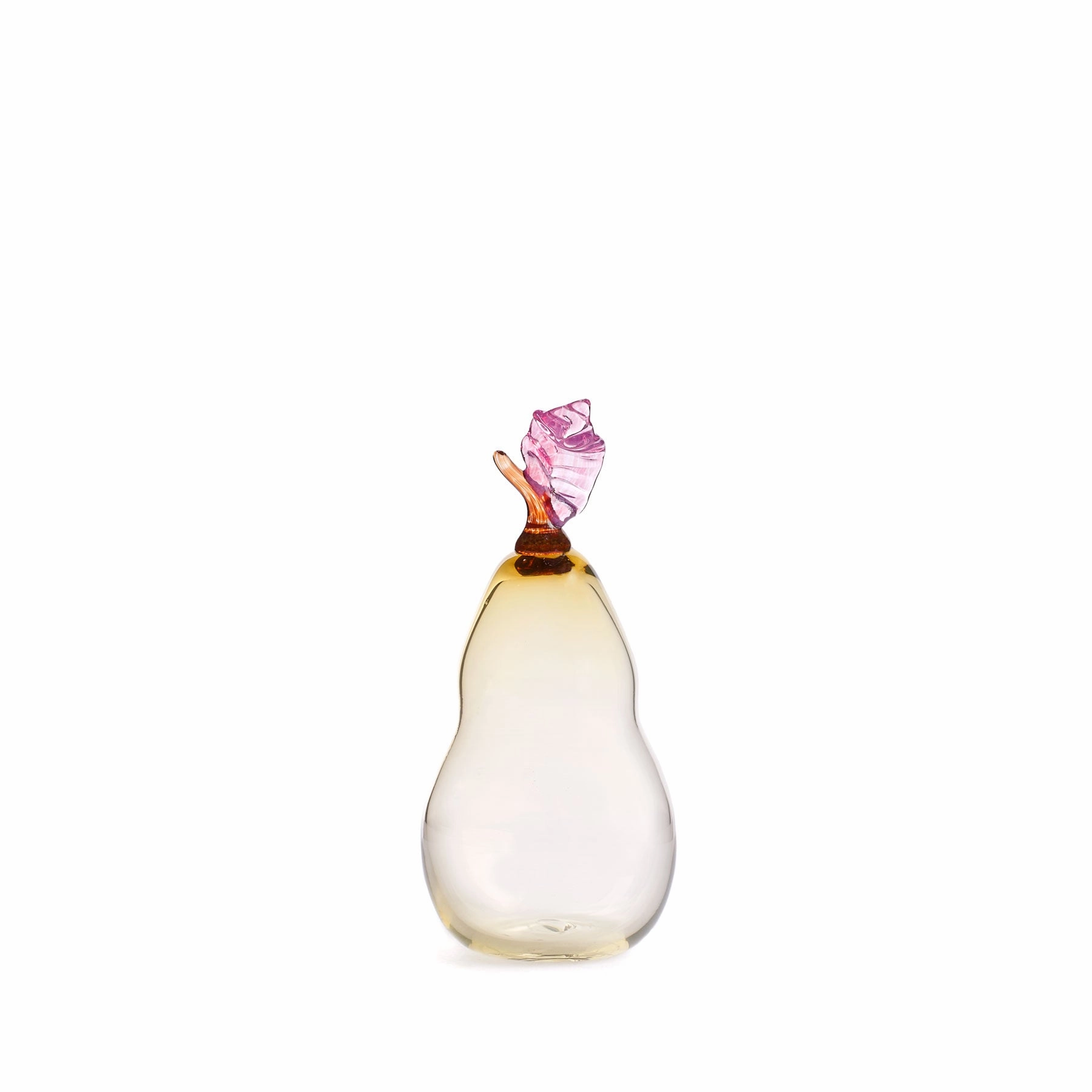 Marianne Pear Paperweight in Panna Cottanordic minimalist vase