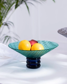 Mariel Footed Bowl - Aquamodern kitchen decor ,kitchen dinner set ,dinnerware 