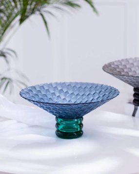 Mariel Footed Bowl - Bluemodern kitchen decor ,kitchen dinner set ,dinnerware 