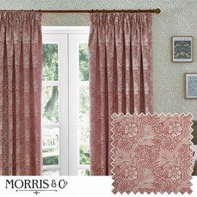Marigold Floral Jacquard Pencil Pleat Curtains Russethome decor ,wall decor 
