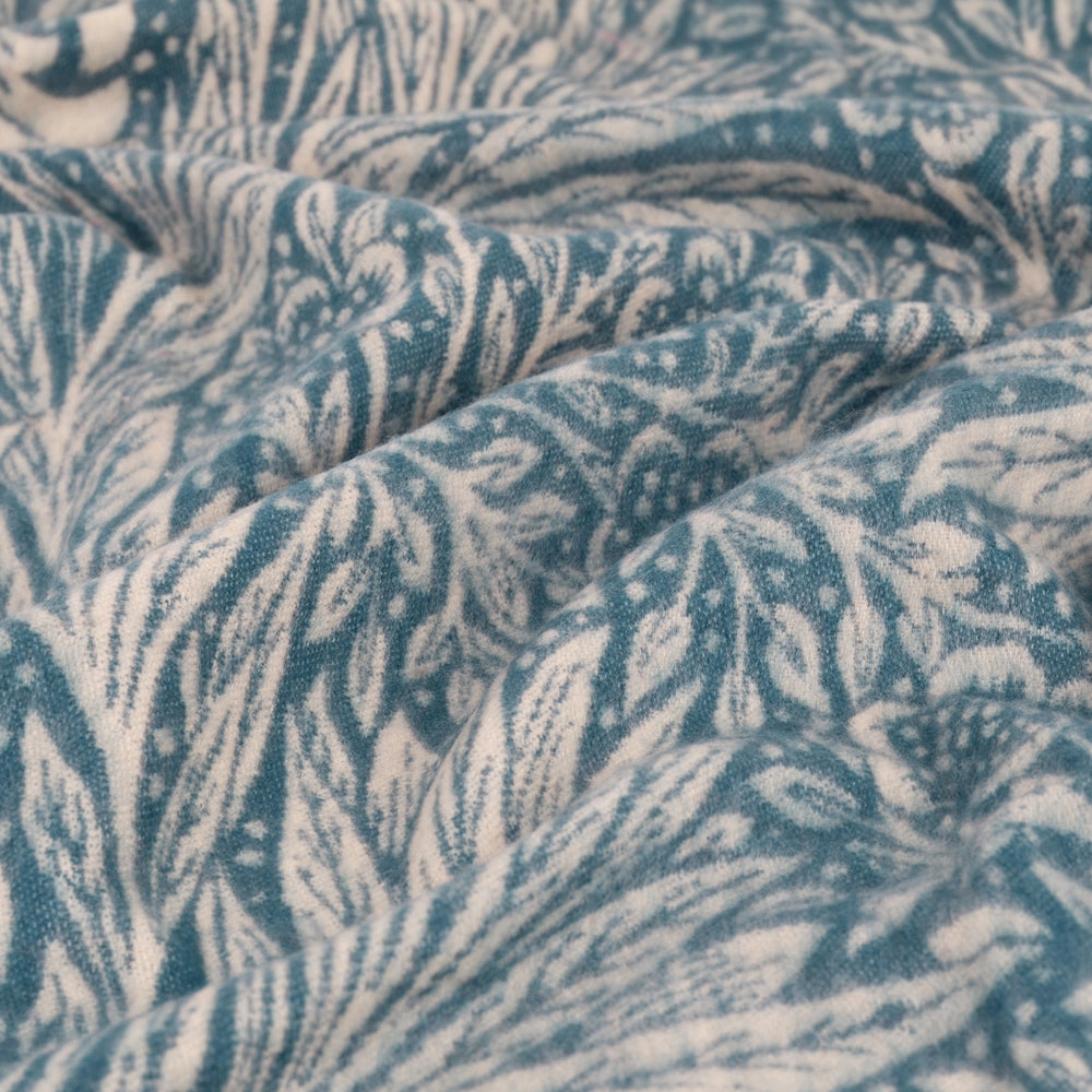 Marigold Jacquard Throw Indigo