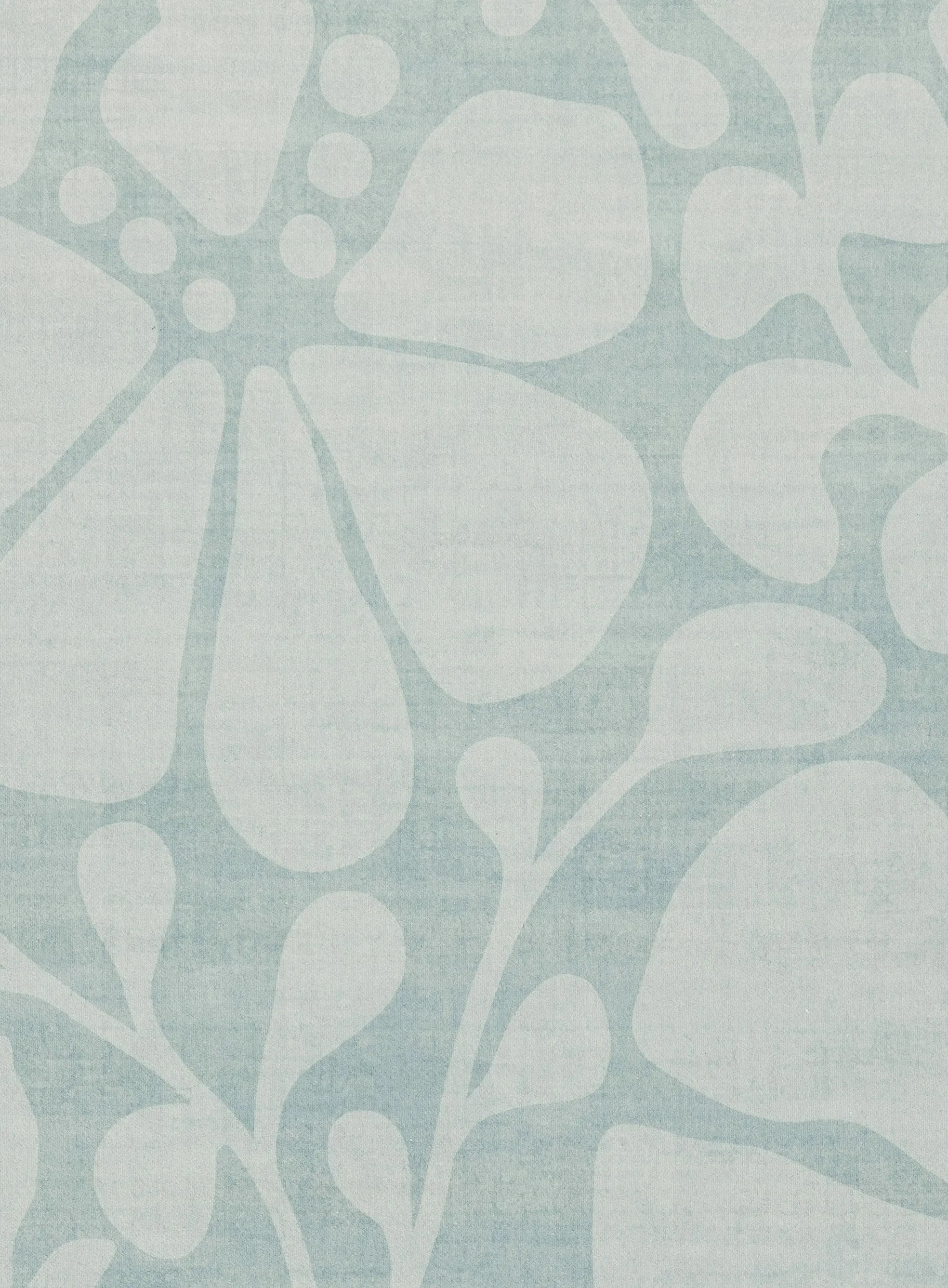 Marion Blue Botanical Washable Rug