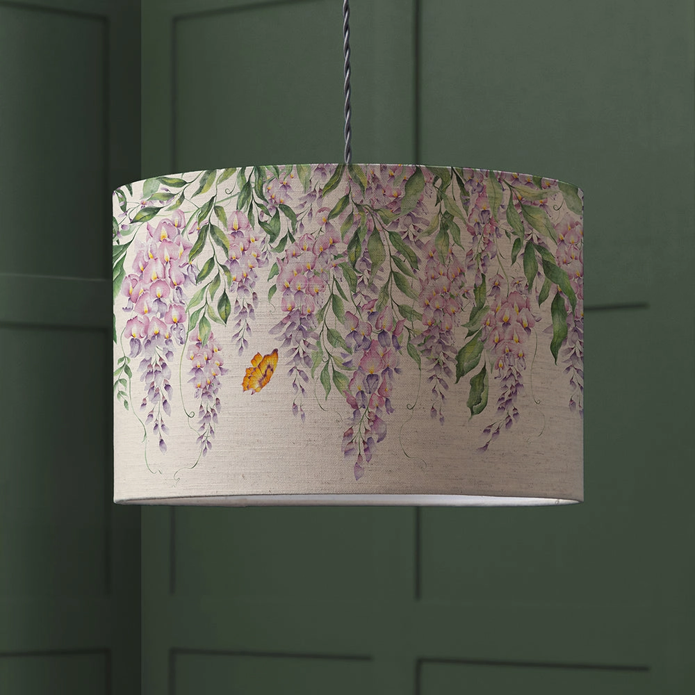 Mariposa Eva Printed Lamp Shade Creammodern home decor ,home decor for bedroom 