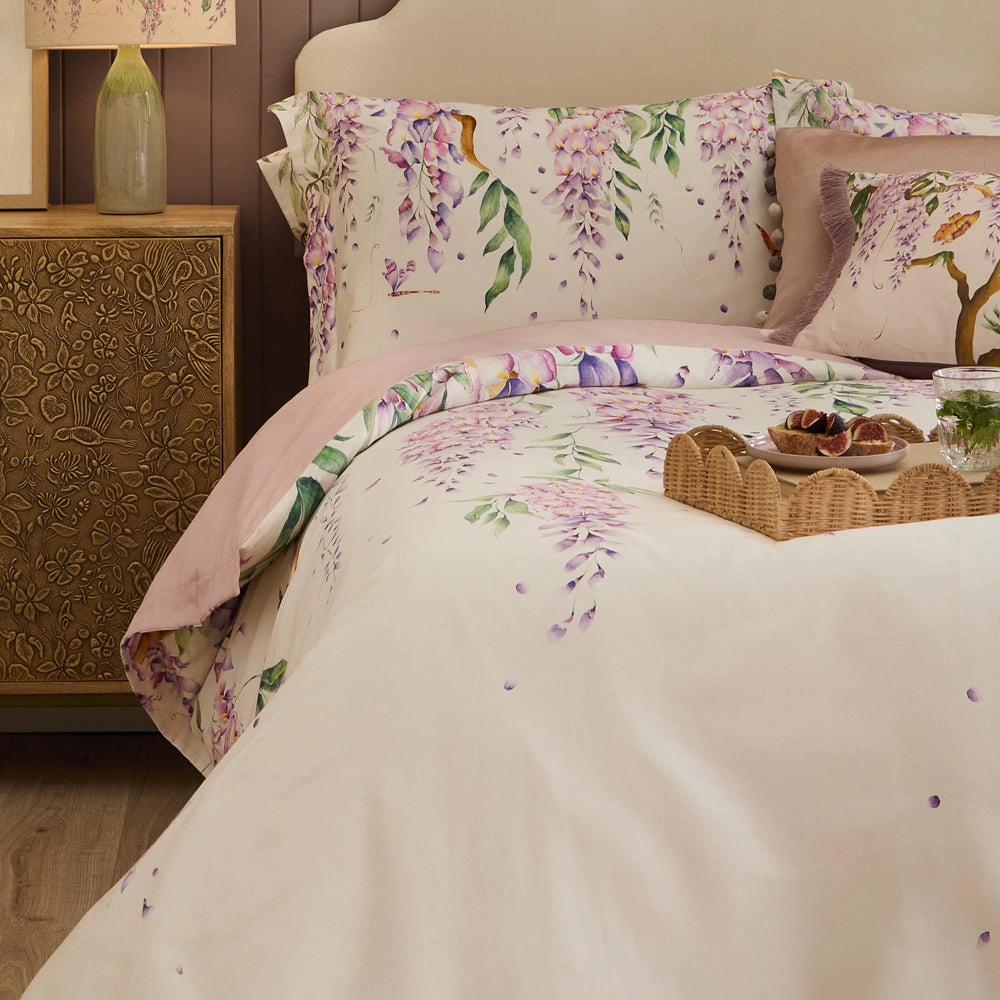 Mariposa Printed Duvet Cover Set Purple
