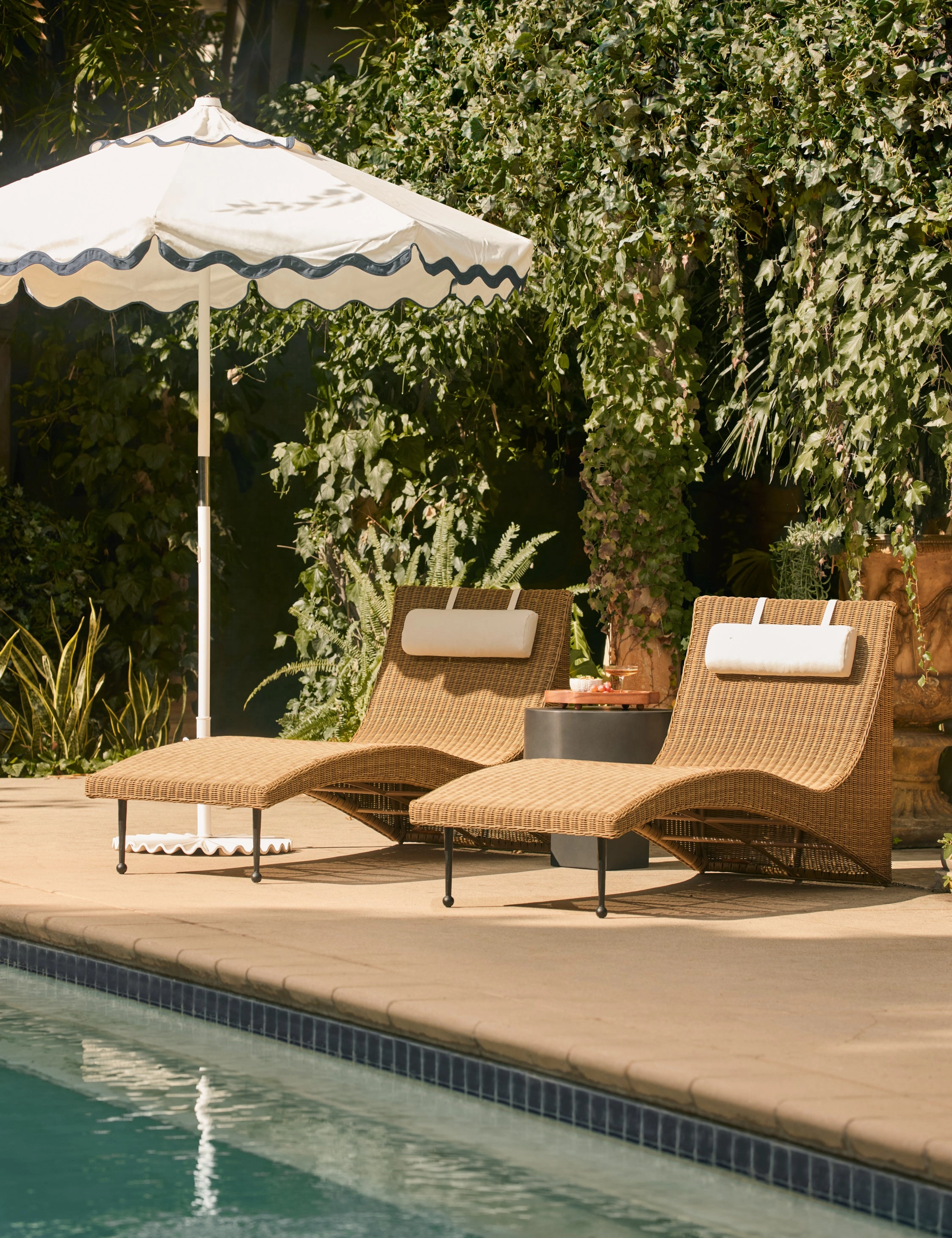 Marisol Outdoor Chaise by Sarah Sherman Samuel