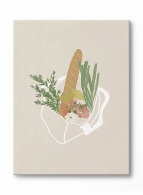 Market Day, Canvasindoor decorative canvas print