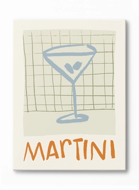 Martiniville, Canvasindoor decorative canvas print