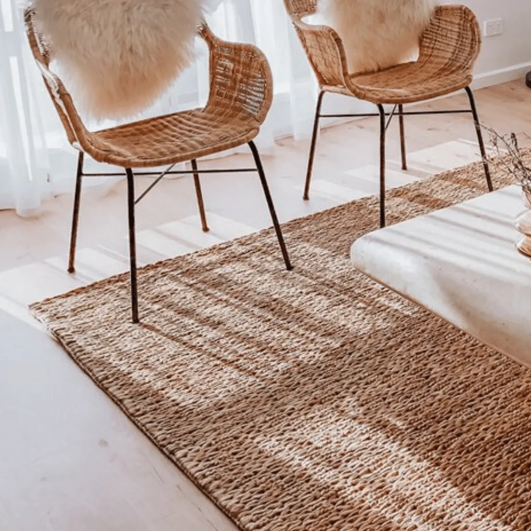 Massika Chunky Jute Rug *NO RETURNS UNLESS FAULTY