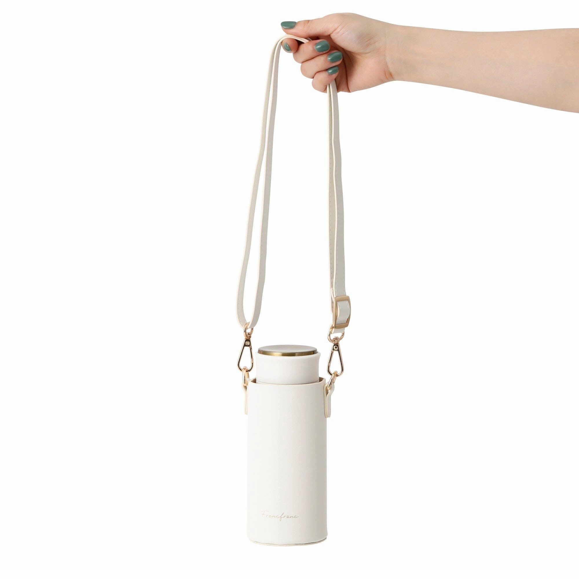 Matte Stainless Bottle Holder Set 350Ml White