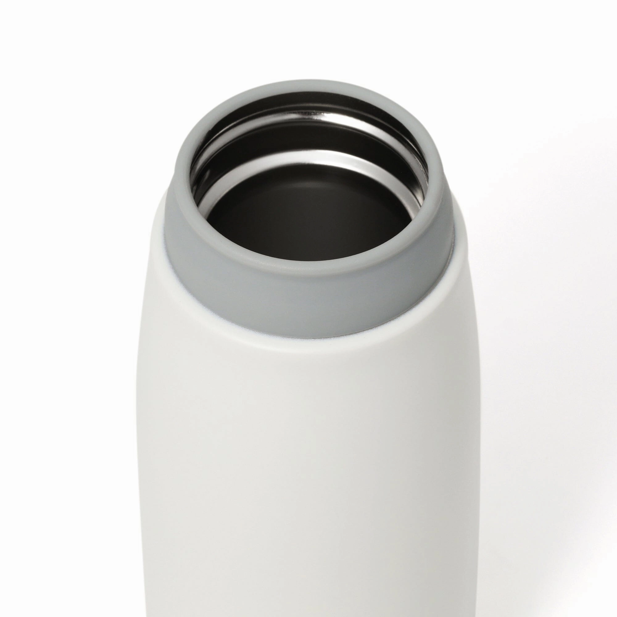Matte Stainless Bottle Holder Set 350Ml White