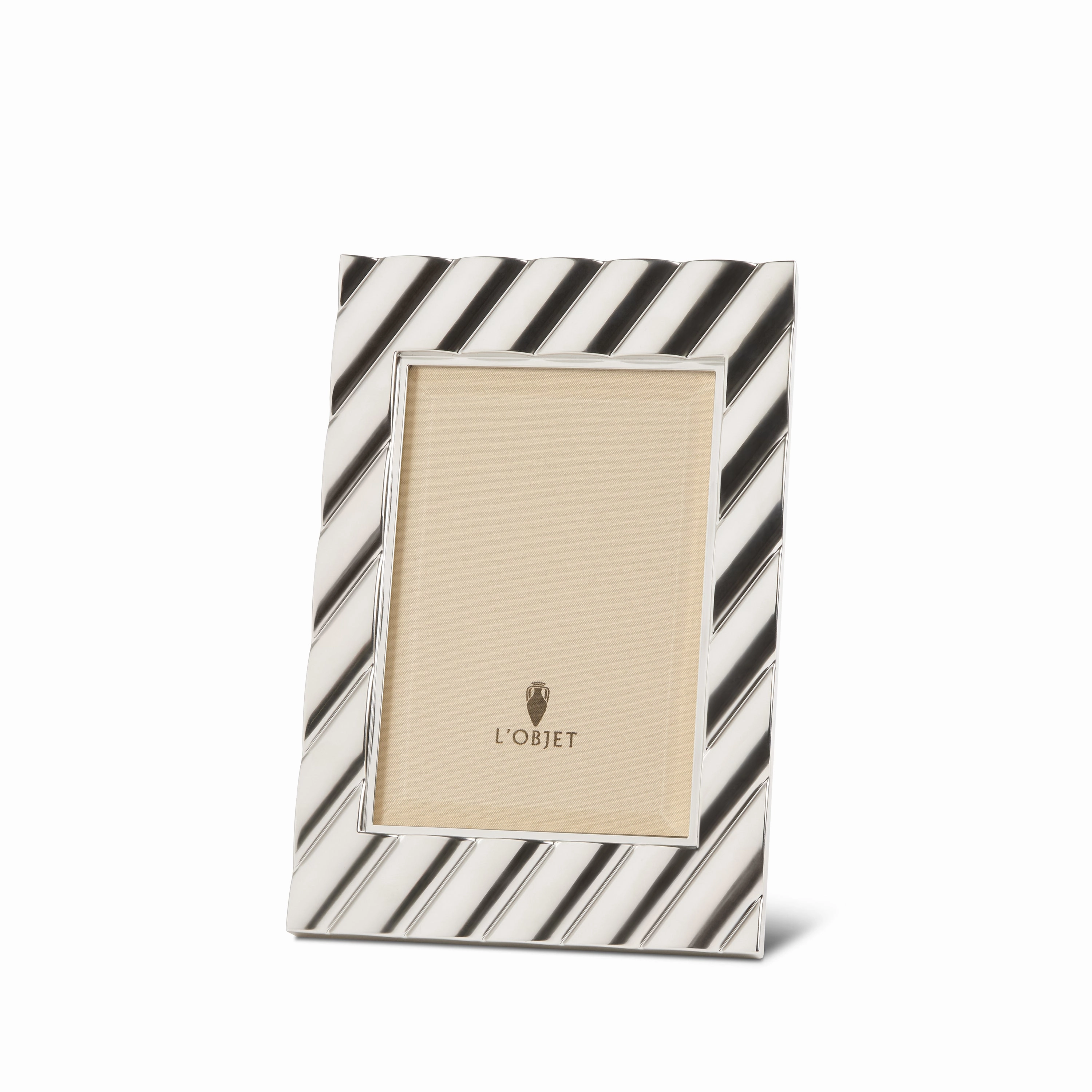 Maxime Frame - Platinum - 4x6"decorative photo frame ,personalized photo frame 