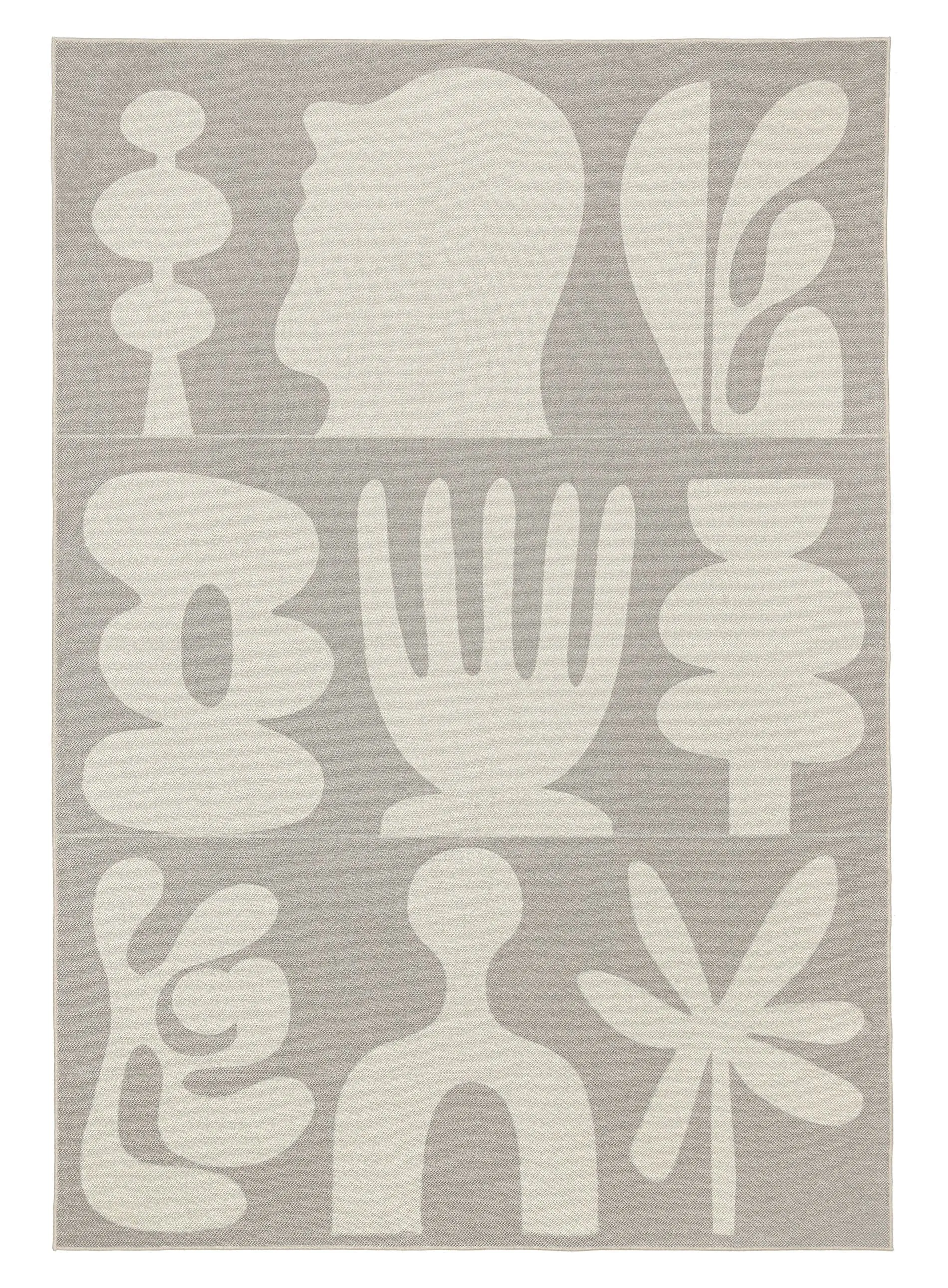 Maylee Grey Graphic Indoor Outdoor Washable Rug *NO RETURNS UNLESS FAULTYmodern color block patchwork rug