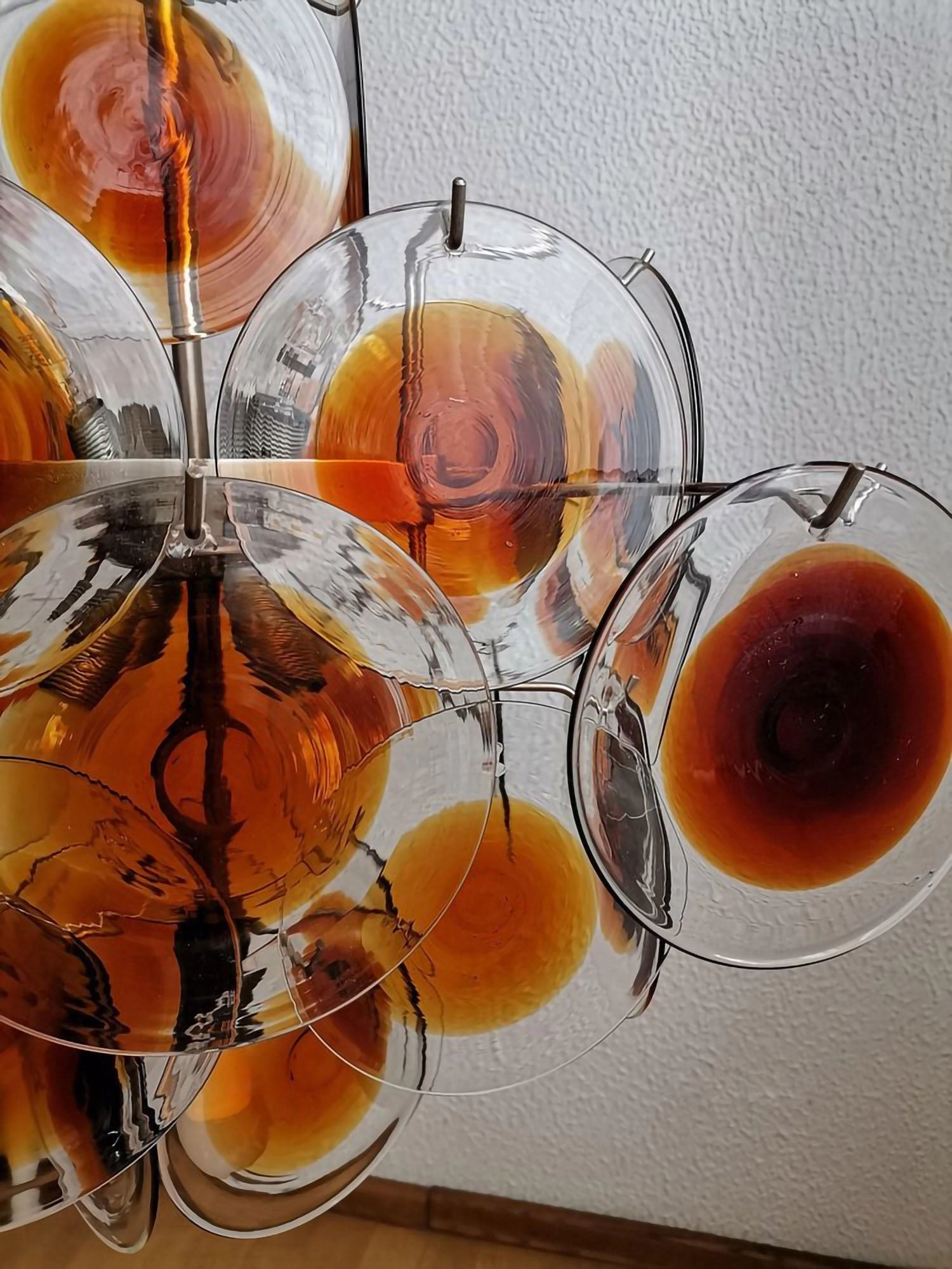 Mazzega Vistosi Murano Chandelier