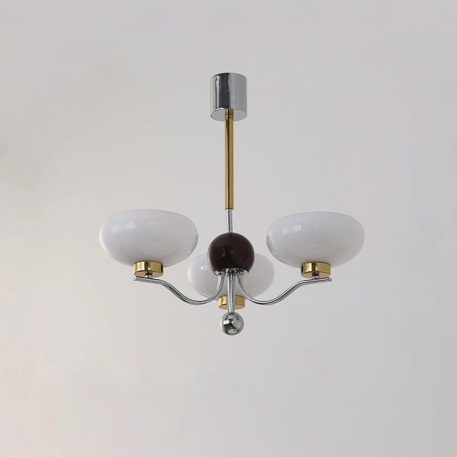 Medieval Glass Bowl Chandelier