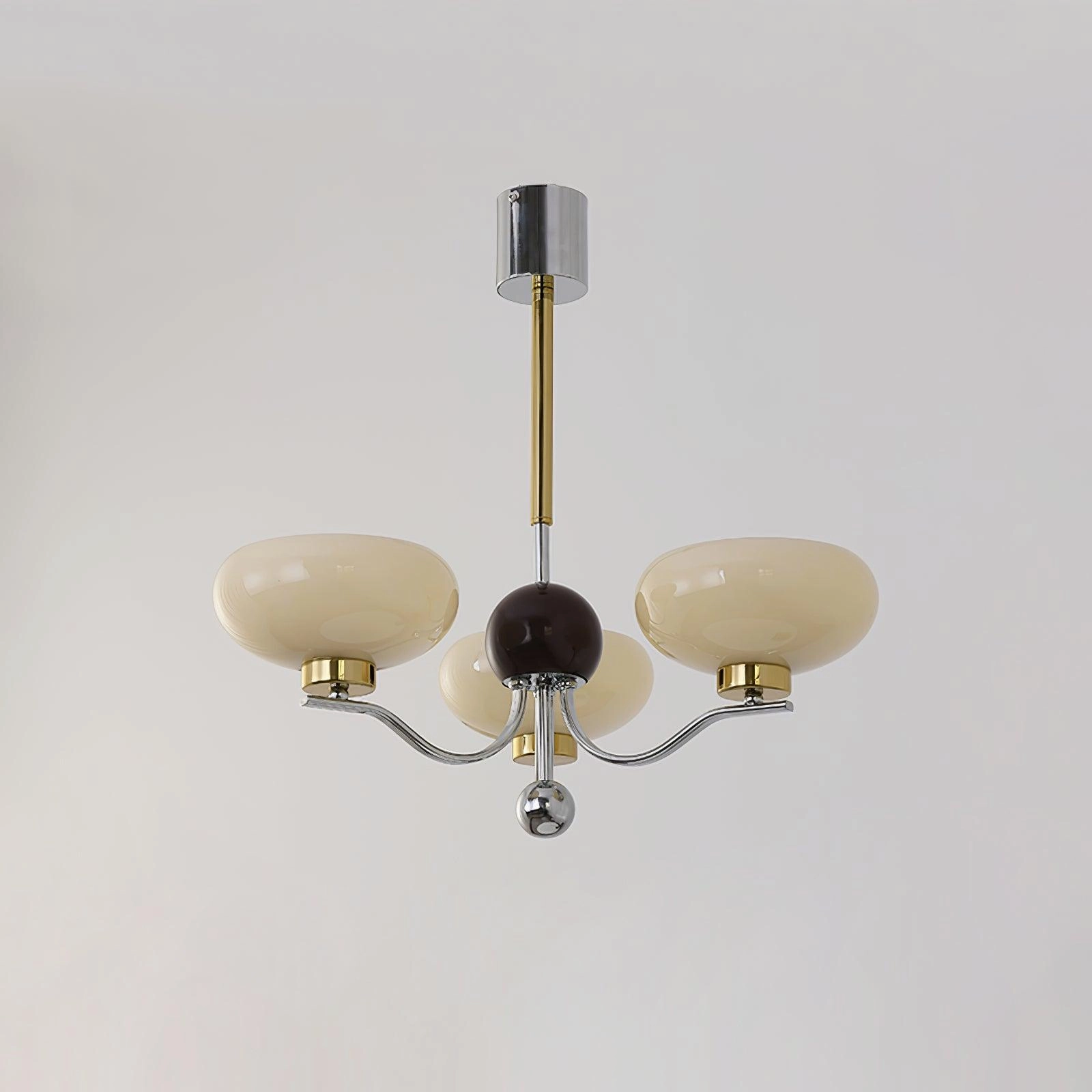 Medieval Glass Bowl Chandelier