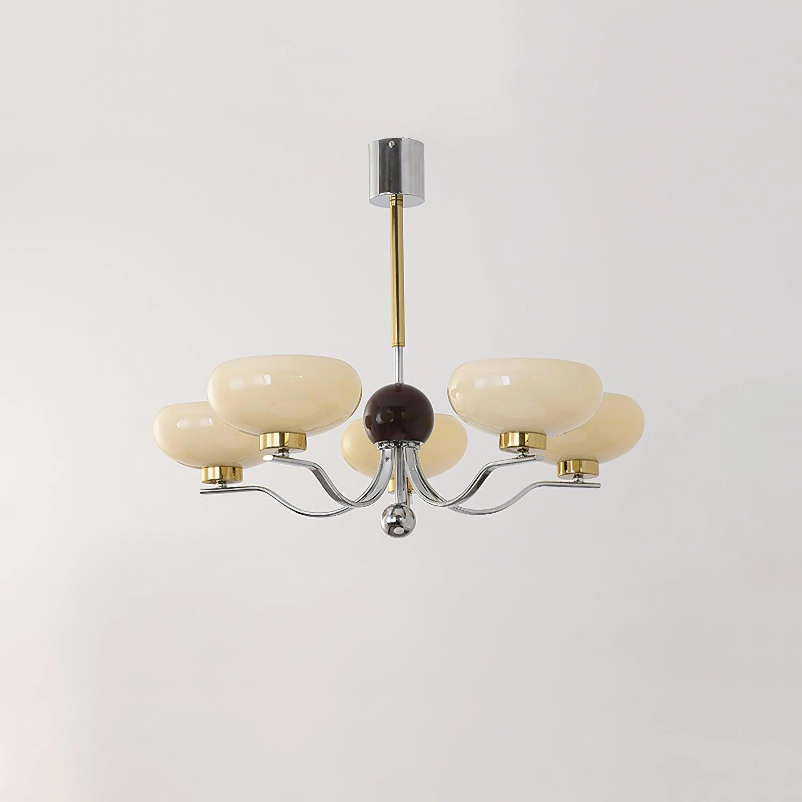 Medieval Glass Bowl Chandelier
